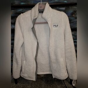 Fila Sport All Faux Fur White Jacket